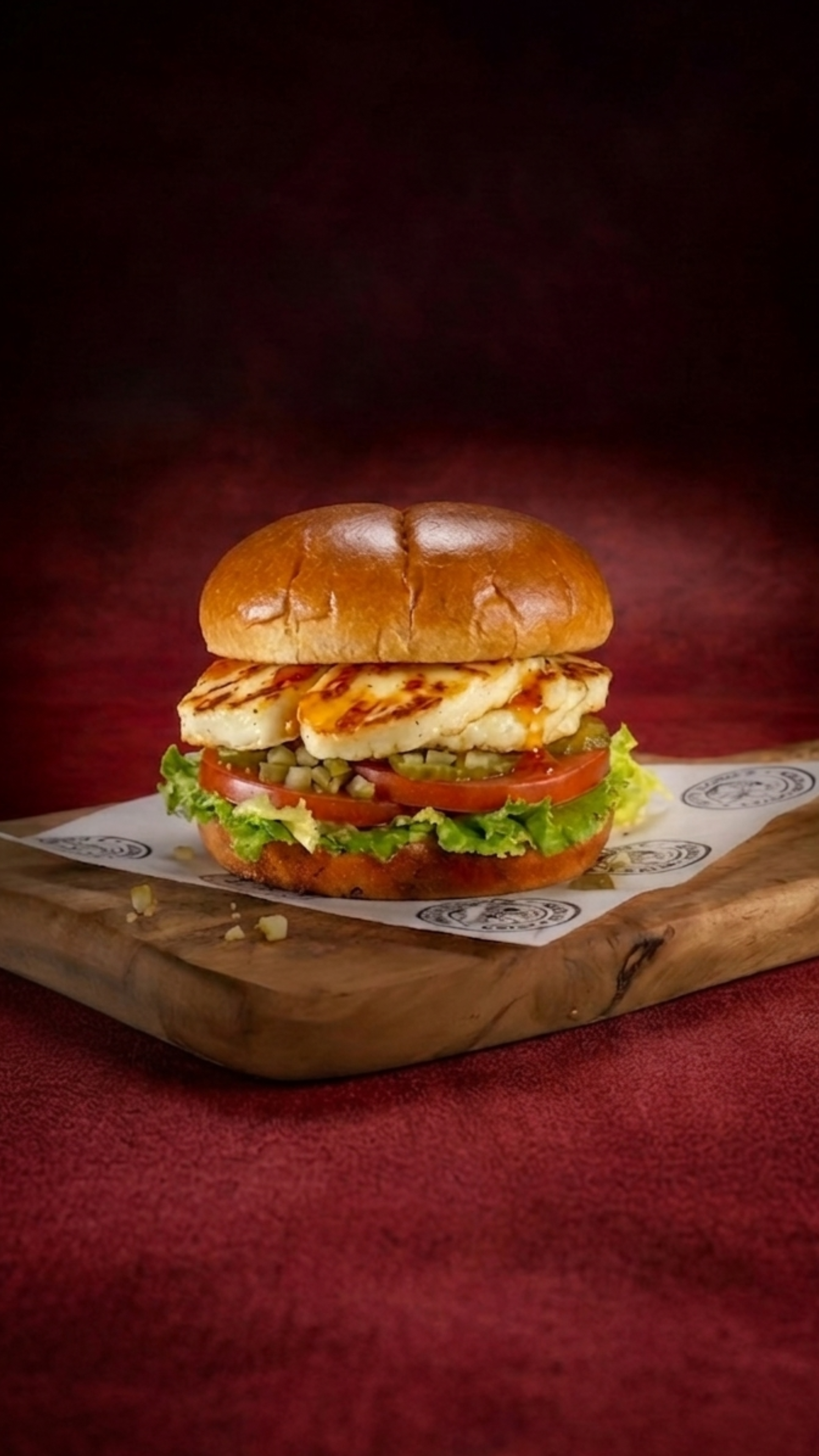 Halloumi Burger Combo